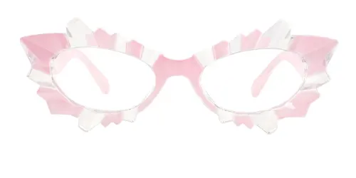 4001 Leila Cateye,Geometric, pink glasses