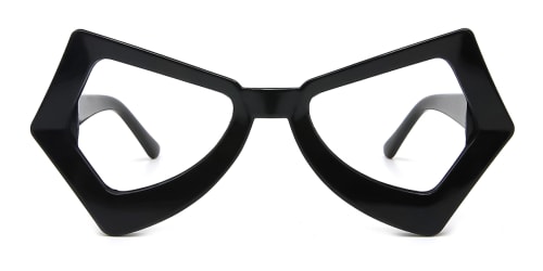 41114 Delores Geometric,Butterfly black glasses