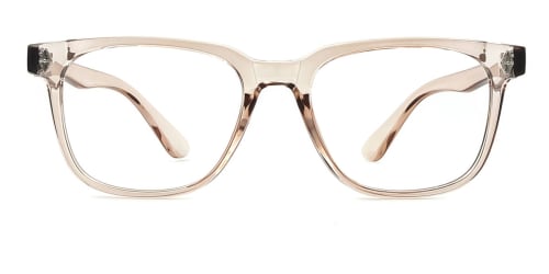4145 Eden Rectangle brown glasses