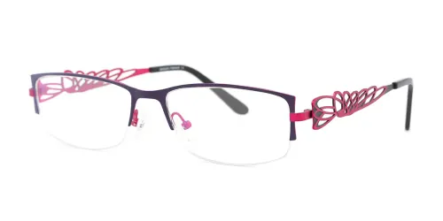 4308 Coley Rectangle purple glasses