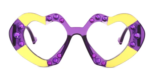4352 Welty  purple glasses