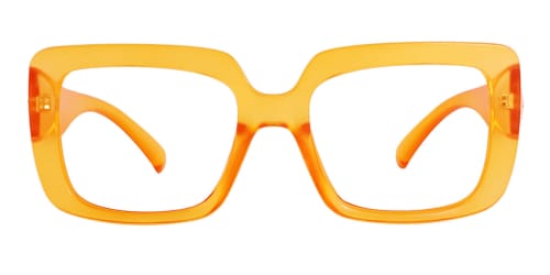 4384 Niki Rectangle yellow glasses