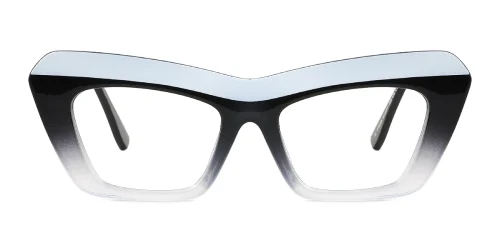 5035 Gabe Cateye black glasses