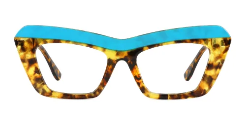 5035 Gabe Cateye blue glasses