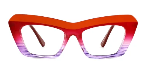 5035 Gabe Cateye orange glasses