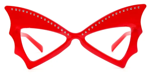 5057 Faithe Butterfly red glasses