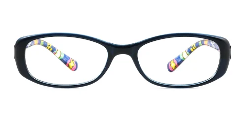 50931 Fran Oval blue glasses