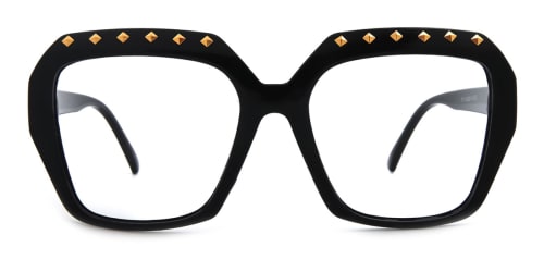5113 Denice Rectangle black glasses