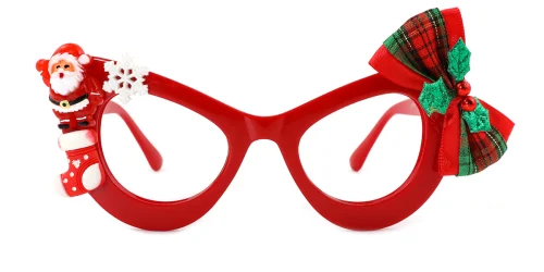 5141-1 Hadley Cateye red glasses