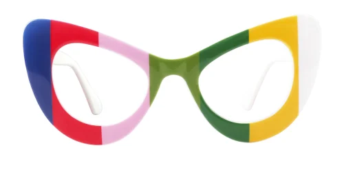 5141 Ruby Cateye multicolor glasses