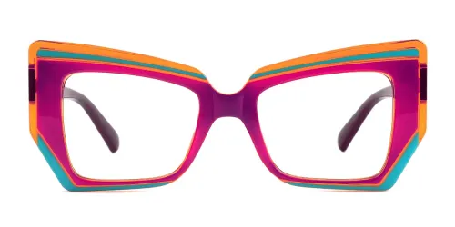 5206 Lulu Geometric, purple glasses