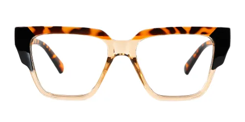 5209 Celeste Rectangle tortoiseshell glasses