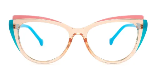 5210 Tomlinson Cateye blue glasses