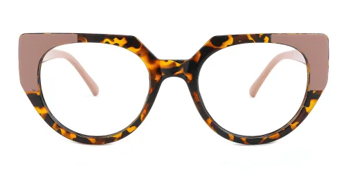 5214 Oliver Geometric tortoiseshell glasses
