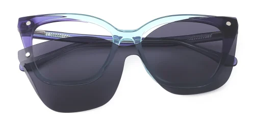 5276 Xenophon Cateye,Rectangle purple glasses