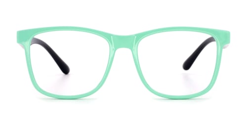 5309 Fronde Rectangle green glasses