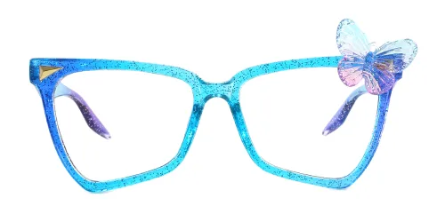 531011 Iesha Butterfly blue glasses