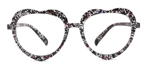 5330 Odella  floral glasses