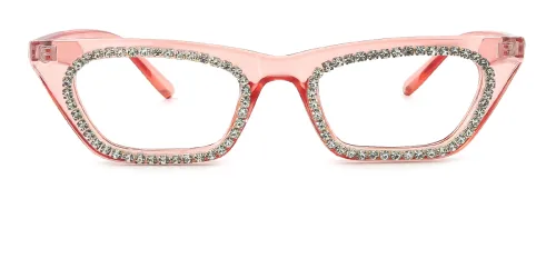 5413 Jolanda Cateye,Rectangle pink glasses