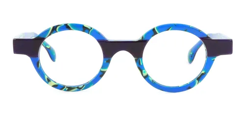 56002 Ianna Oval blue glasses