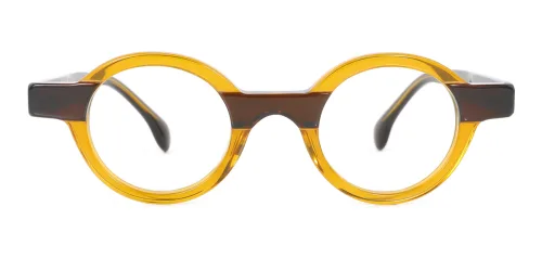 56002 Ianna Oval brown glasses