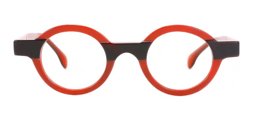 56002 Ianna Oval orange glasses