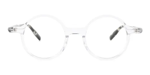 56003 Alexia Round clear glasses