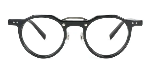 56008 Xanthe Geometric black glasses