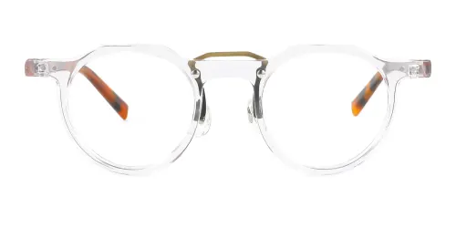 56008 Xanthe Geometric clear glasses