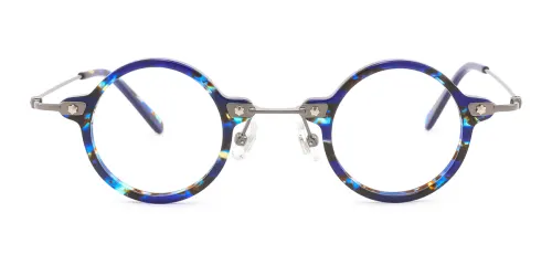 56012 Wanetta Round blue glasses