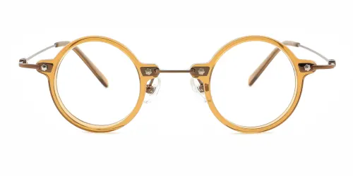 56012 Wanetta Round brown glasses