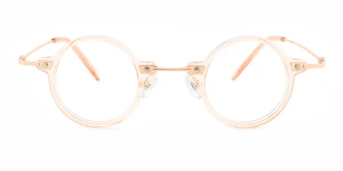 56012 Wanetta Round pink glasses