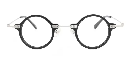 56012 Wanetta Round silver glasses