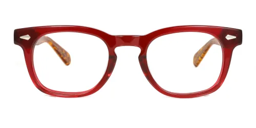 56018 Deane Oval red glasses