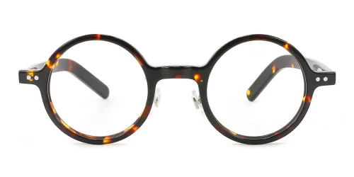 56028 Garnet Round tortoiseshell glasses