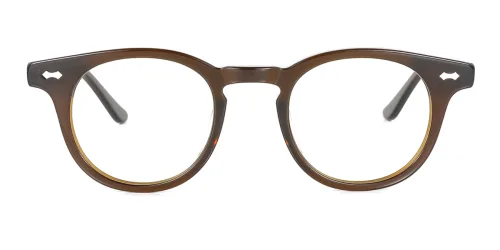 56034 Hellon Oval brown glasses