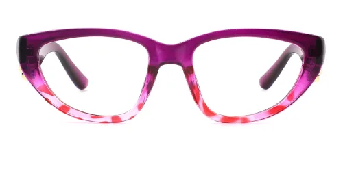 5604 Netie Cateye purple glasses