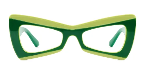 5611 Hanoi Butterfly green glasses