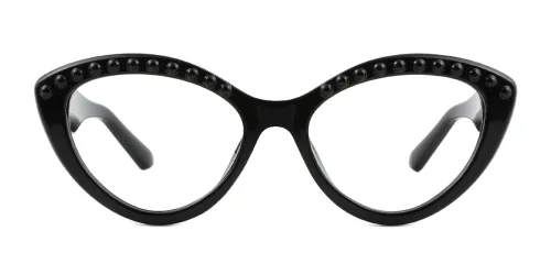5615 Yadira Cateye black glasses