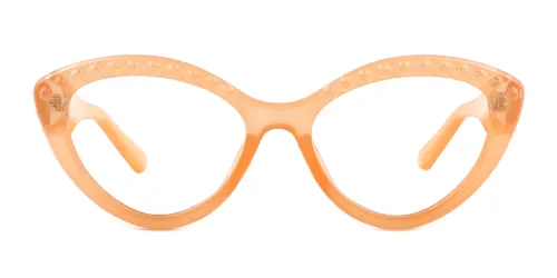 5615 Yadira Cateye orange glasses
