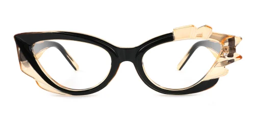 5619 Fisher Cateye brown glasses