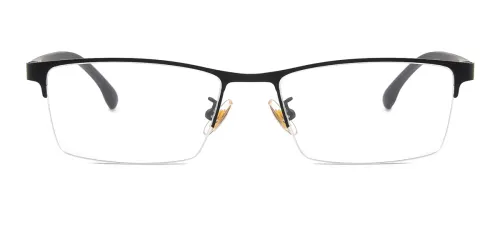 58007 Kirsi Rectangle black glasses