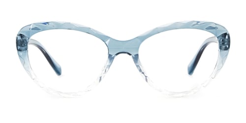 5804 Adrian Cateye blue glasses
