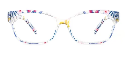 5831-1 Katy Oval floral glasses