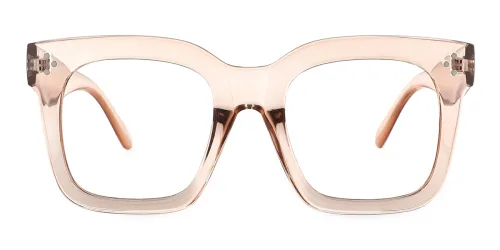 5876 Odessa Rectangle brown glasses
