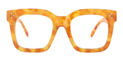 5876 Odessa Rectangle orange glasses