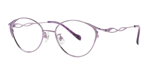 58842 Candela Oval purple glasses