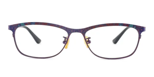 6058 Violet Rectangle purple glasses