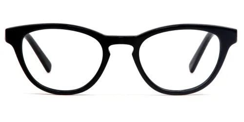 6100 Olivia Oval black glasses