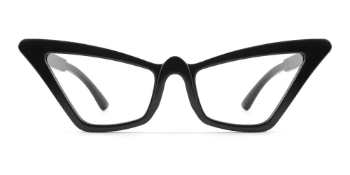 6101 sibyl Cateye black glasses